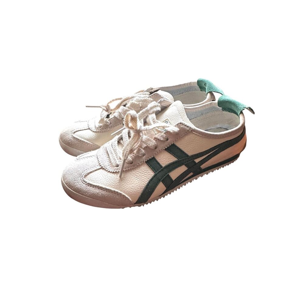 ONITSUKA TIGER Mexico 66 White Green Sneaker Sz 6